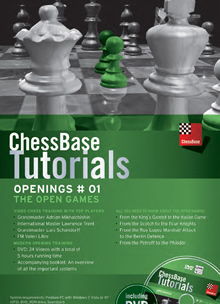 image of product: ChessBase Tutorials Eröffnungen # 01: Offene Spiele