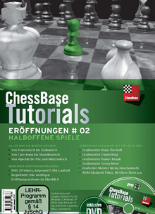 image of product: ChessBase Tutorials Eröffnungen # 02: Halboffene Spiele