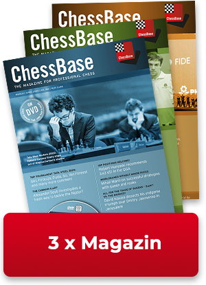 ChessBase Magazin Probe-Abonnement mit 33%-Sparvorteil