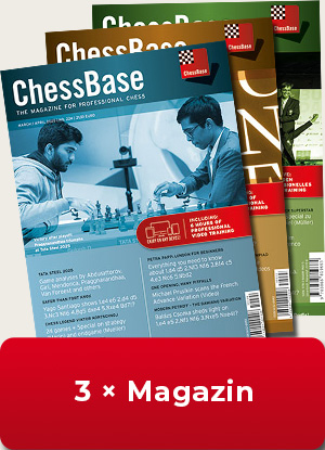 ChessBase Magazin Probe-Abonnement mit 33%-Sparvorteil