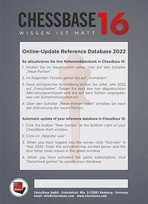 Online-Update Referenzdatenbank 2022