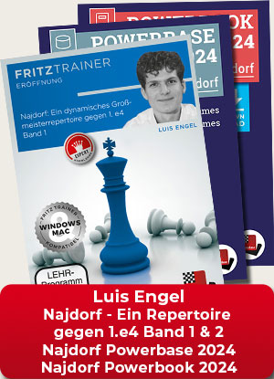 image of product: Najdorf: Ein dynamisches Großmeisterrepertoire gegen 1.e4 Band 1 & 2 + Najdorf Powerbase & Book 2024
