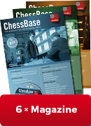 ChessBase Magazin 1 Jahr + 6 Monate Premiummitgliedschaft für Ihren ChessBase Account