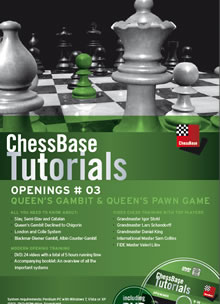 image of product: ChessBase Tutorials Openings # 03: Queen's Gambit and Queen's Pawn games