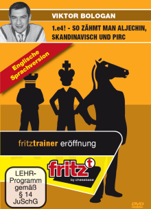 image of product: 1.e4 - So zähmt man Aljechin, Skandinavisch und Pirc