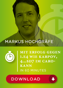 image of product: Mit Erfolg gegen 1.e4 wie Karpov - 4...Sd7 im Caro Kann in 60 Minutes