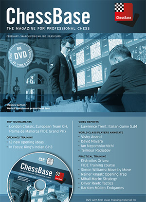 ChessBase Magazine 182 (DVD + print) - Schachversand Niggemann