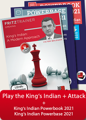 image of product: Winning with the King's Indian Attack, King's Indian: A modern approach + Kings Indian Powerbook & Powerbase