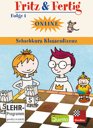 image of product: Fritz&Fertig Online Schachkurs Klassenlizenz
