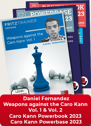 Weapons against the Caro Kann  Vol. 1 & Vol. 2  + Caro Kann Powerbook & Base 2023