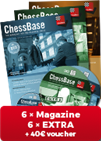 ChessBase Magazine ¡Suscripción anual con EXTRA y bono de regalo 40 EUR!*