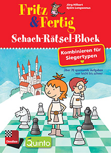 image of product: Fritz&Fertig Schach-Rätsel-Block - Kombinieren für Siegertypen