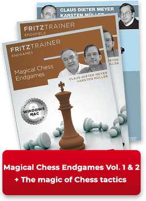 Magical Chess Endgames Vol. 1 & 2 + The magic of chess tactics