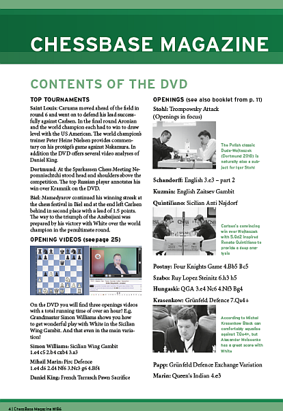 ChessBase Magazine (CBM) 186
