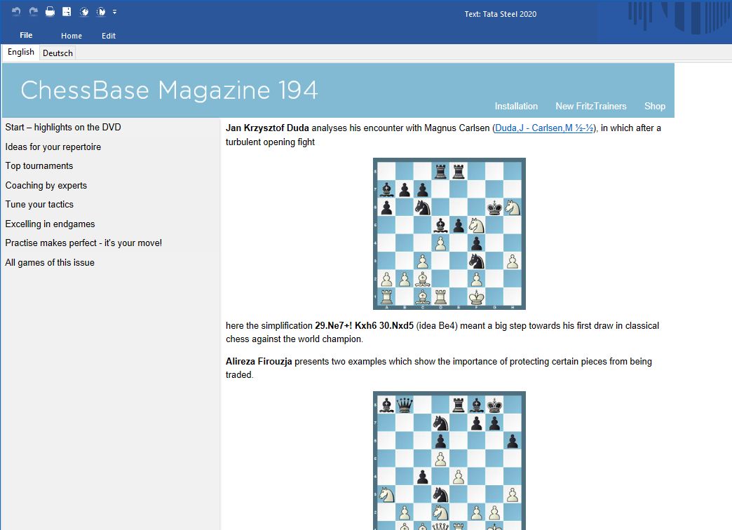 Chessbase Magazine №194: The Magazine for Professional Chess (SDVL) FREE  Download