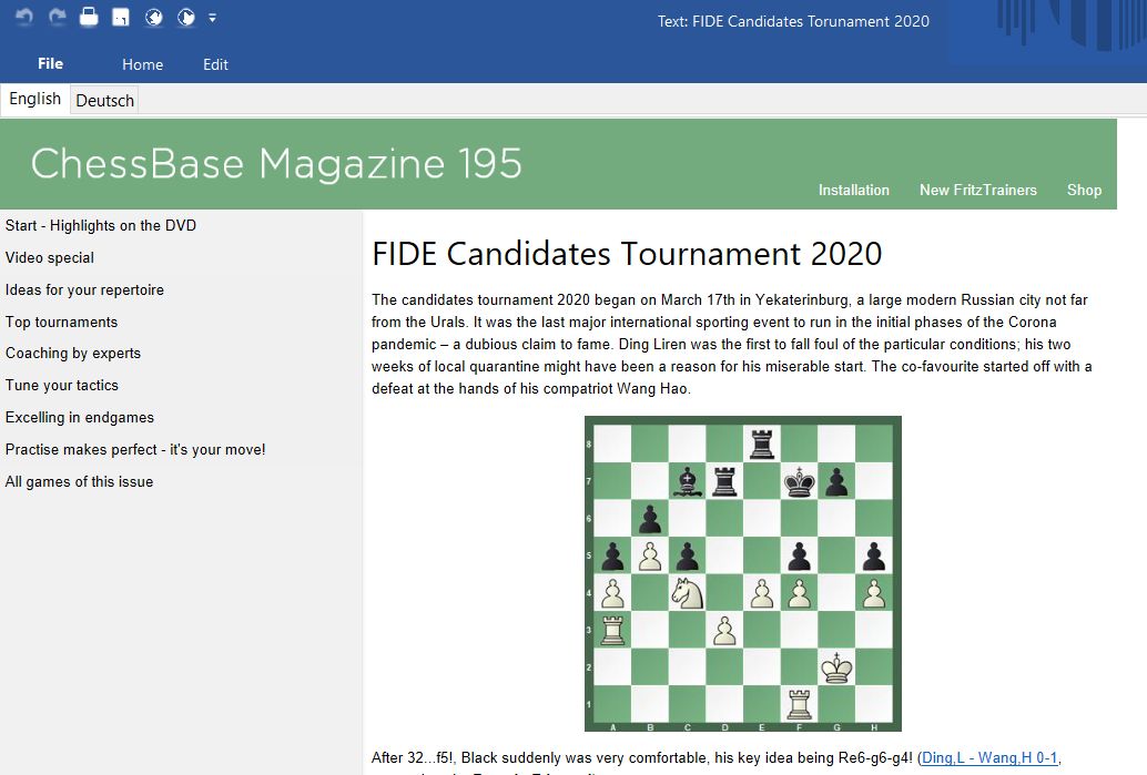 ChessBase Magazine 195