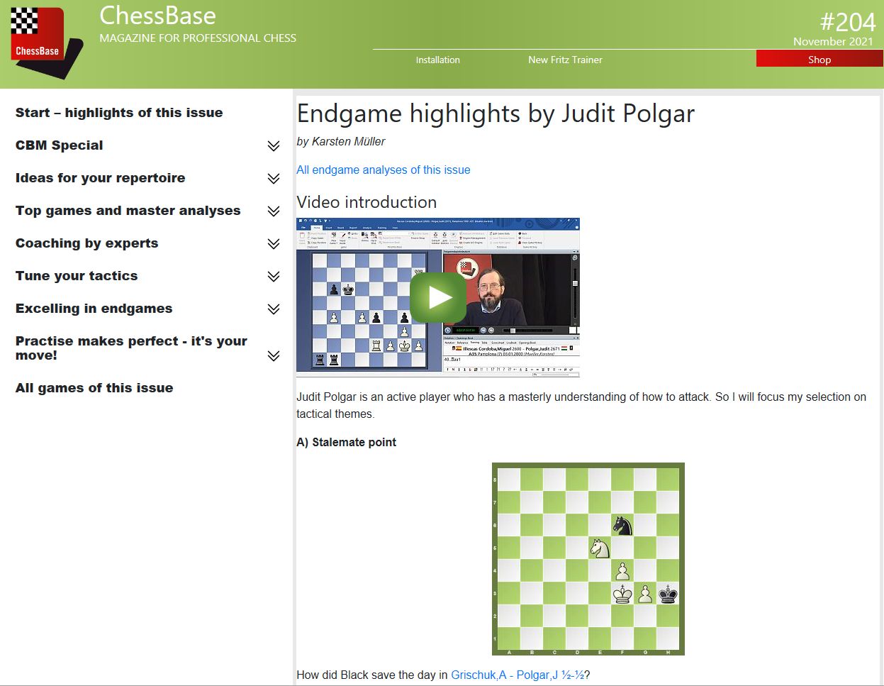 ChessBase Magazine 204