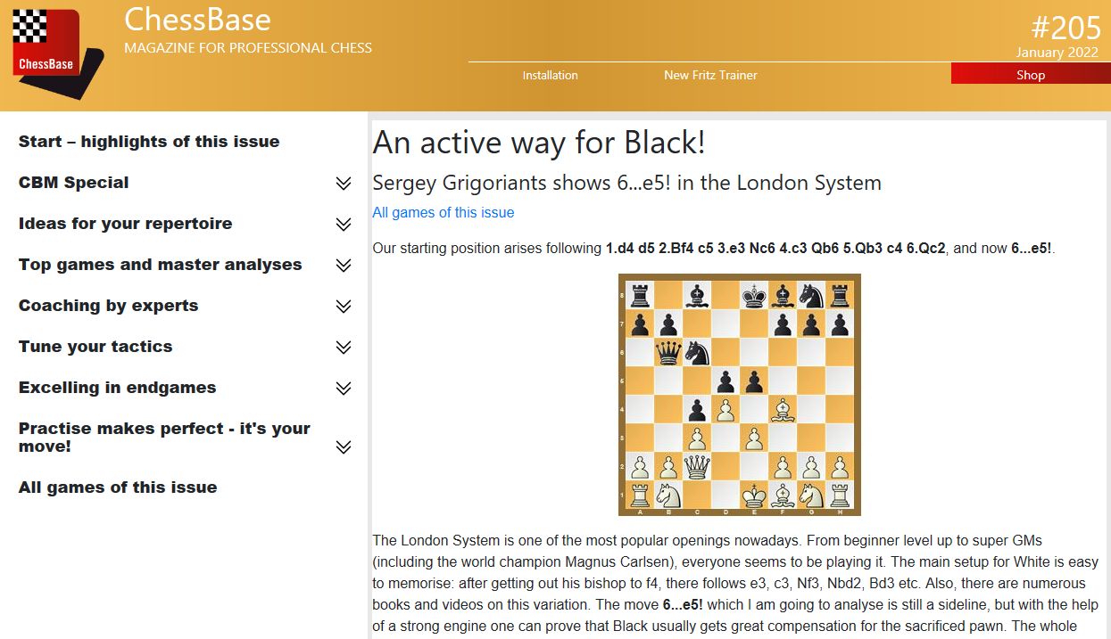 ChessBase Magazine Extra 205 (Download)