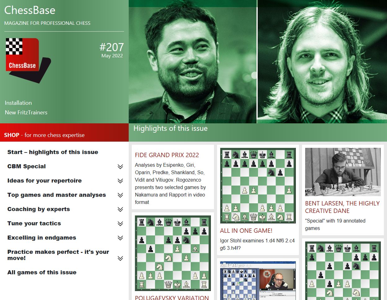 Hikaru Nakamura and Richard Rapport in the Candidates 2022 - ChessBase India