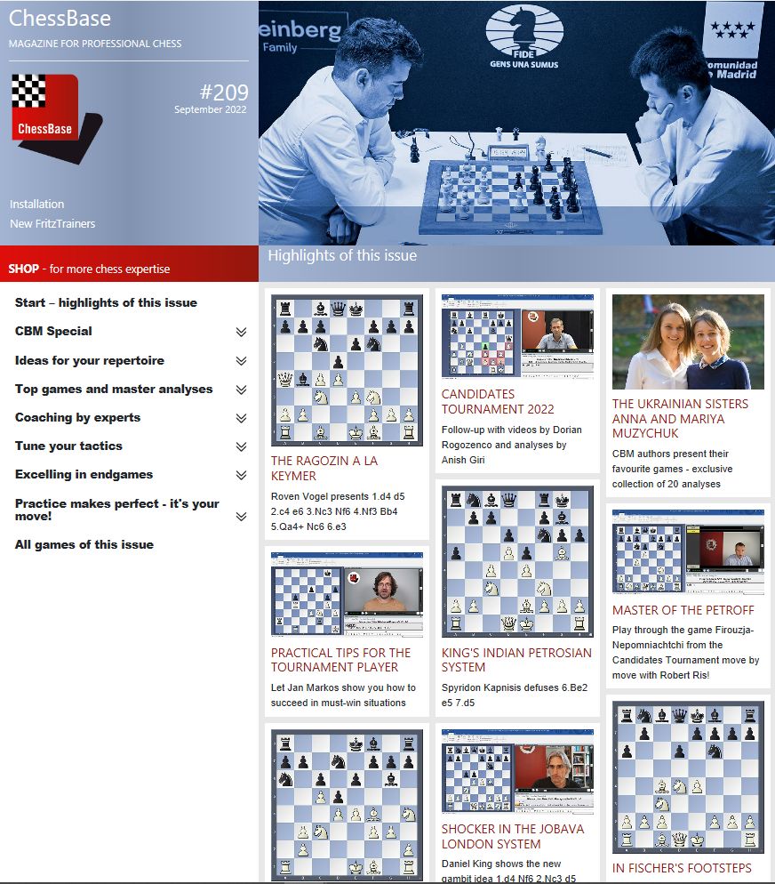 ChessBase Reviews - 2 Reviews of Chessbase.com