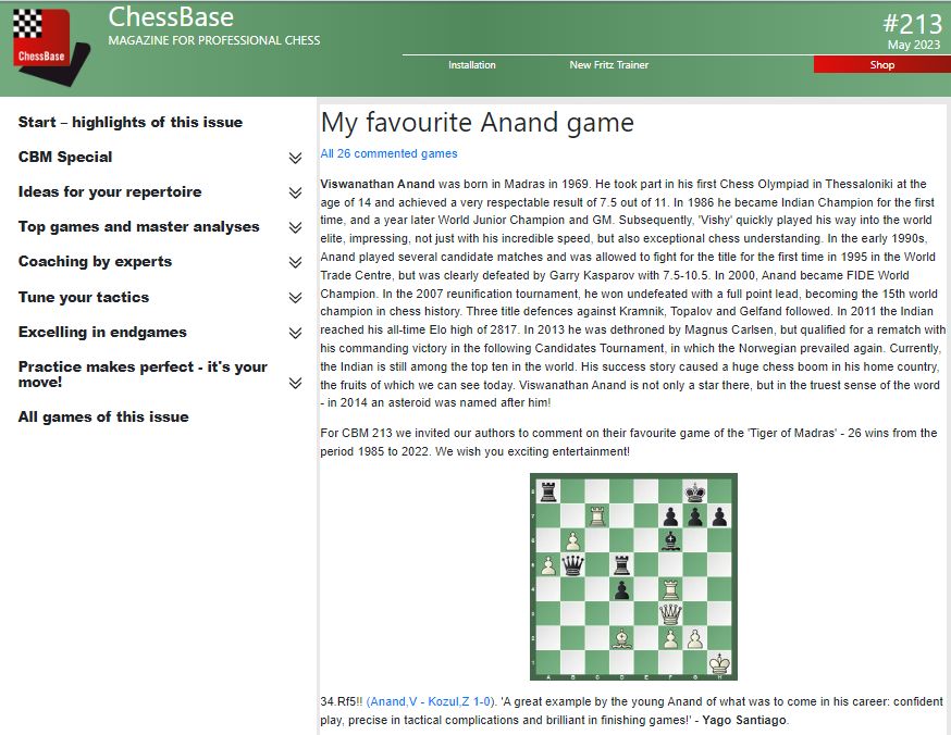 Chessbase Magazine 212