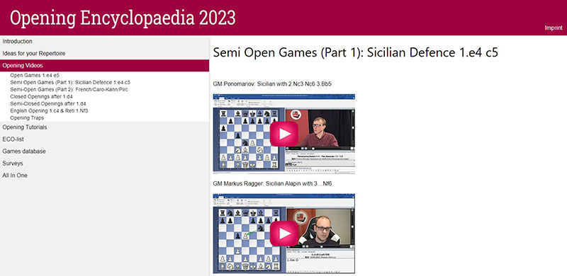 ChessBase Opening Encyclopedia 2023 - Chess Database Software on DVD