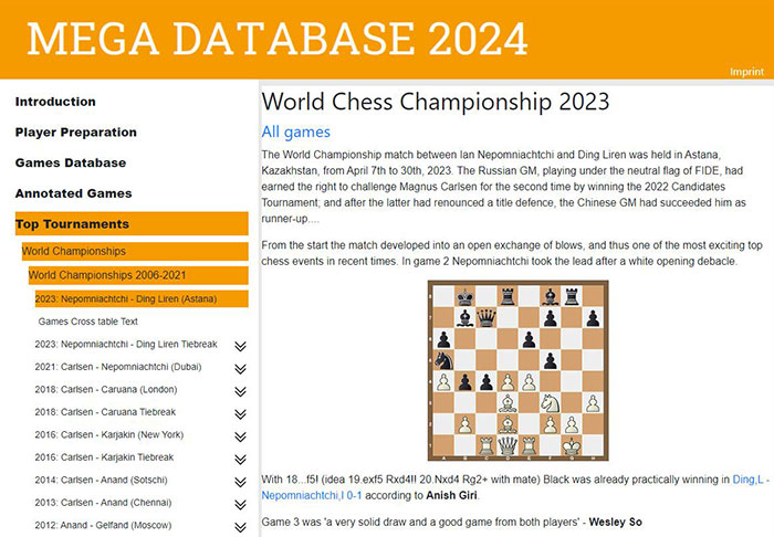 ChessBase 17 Mega Package EDITION 2024: ChessBase 17 Chess Database  Management Software Program Bundled with Mega Database 2024 and  ChessCentral's