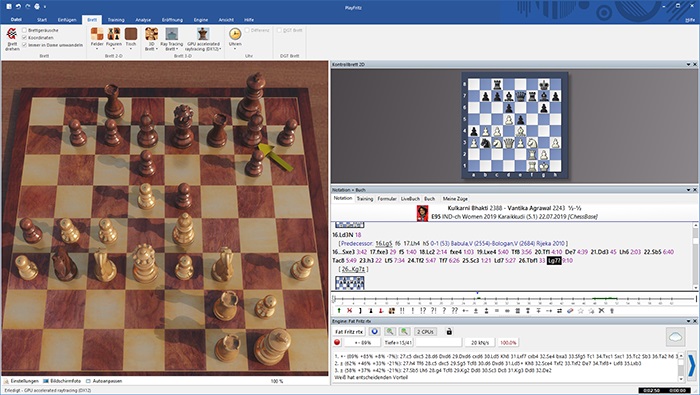 Freeware against commercial chess software: Arena 3.5.1 vs Chessbase Fritz  17 - Chess Forums 