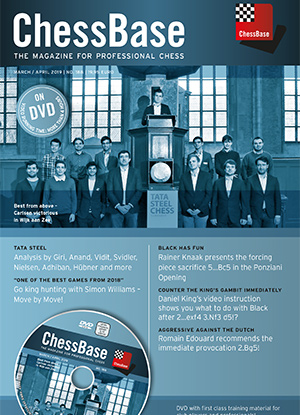 Chessbase Magazine #188 December 2019 Carlsen and Tata Steel DVD - for sale  online