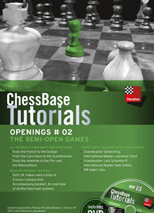 image of product: ChessBase Tutorials Openings # 02: The Semi-Open Games