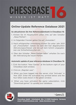image of product: Online-Update Reference Database 2021